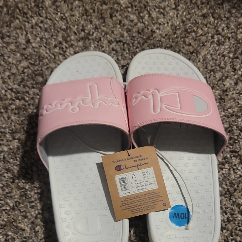 Champion Woman Pink Slide Sandals